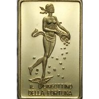 Lingotto Unoaerre Il lingottino della fortuna in Oro giallo 000895 - 000895